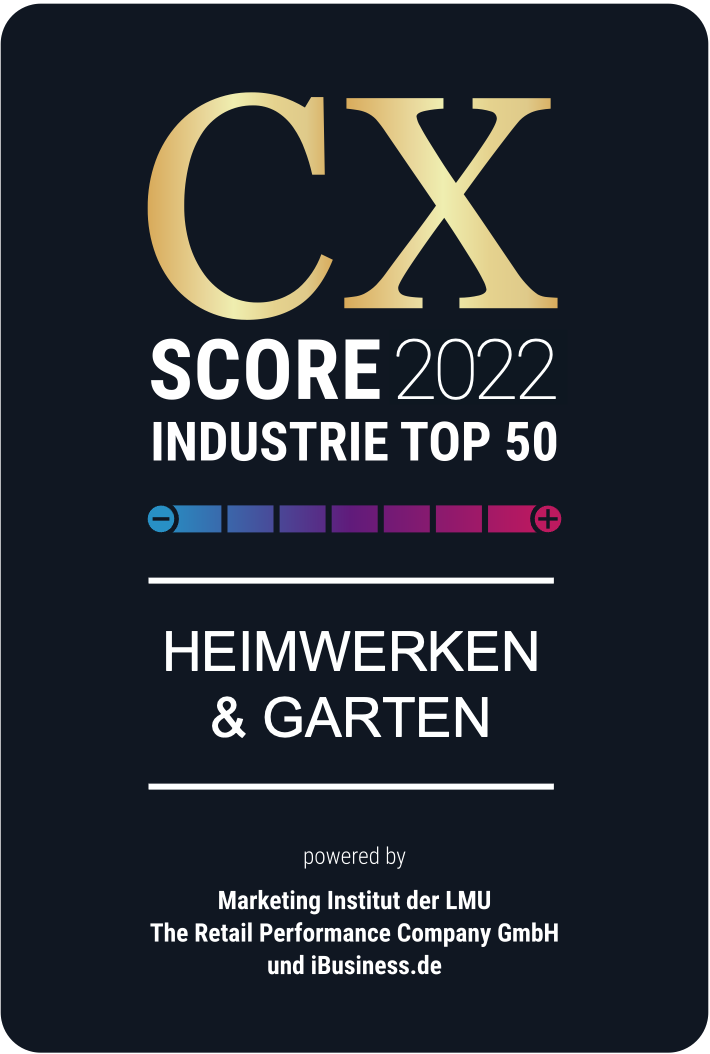 CX Score Heimwerken & Garten