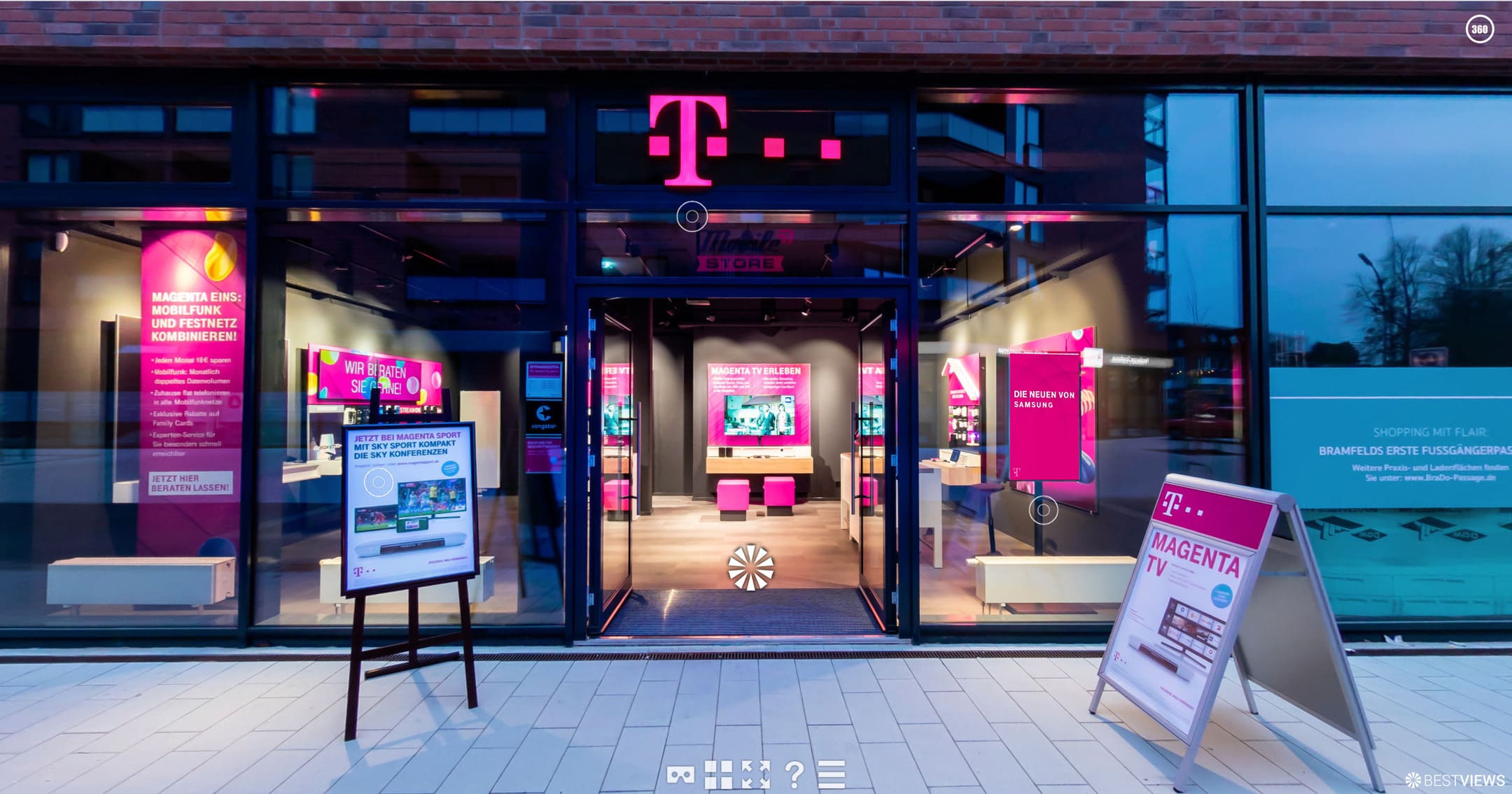 Virtueller Showroom der Telekom - mit rpc