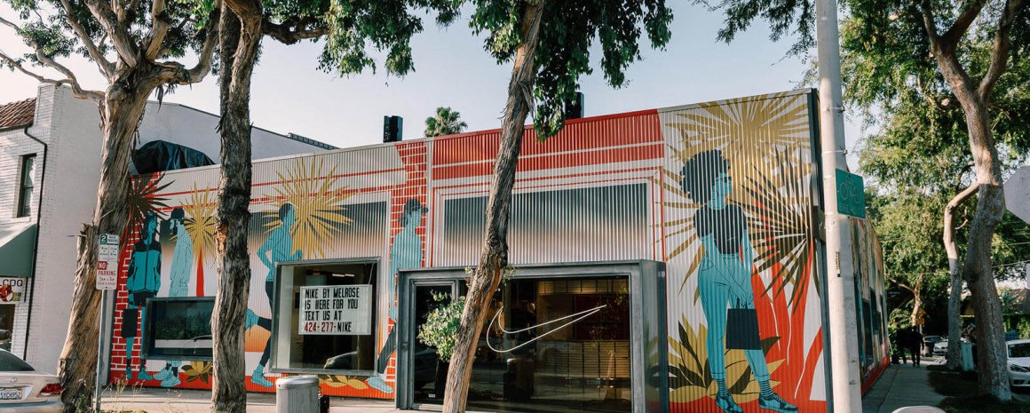 the future of shopping Individual shop design with a matching collection, human interaction, a convenient payment method and a sense of sustainability.